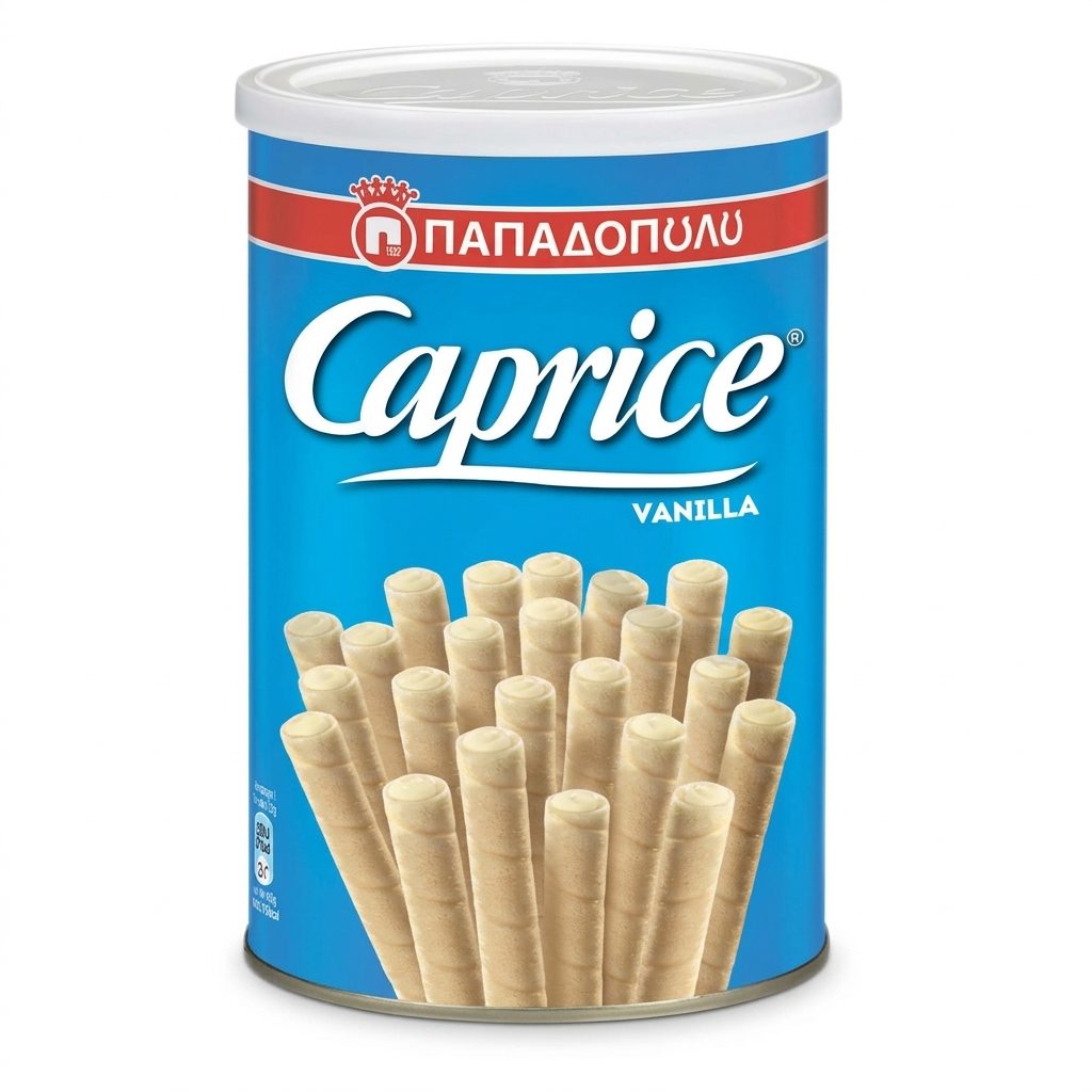 Вафли "CAPRICE" с ванильным кремом 250 гр Греция