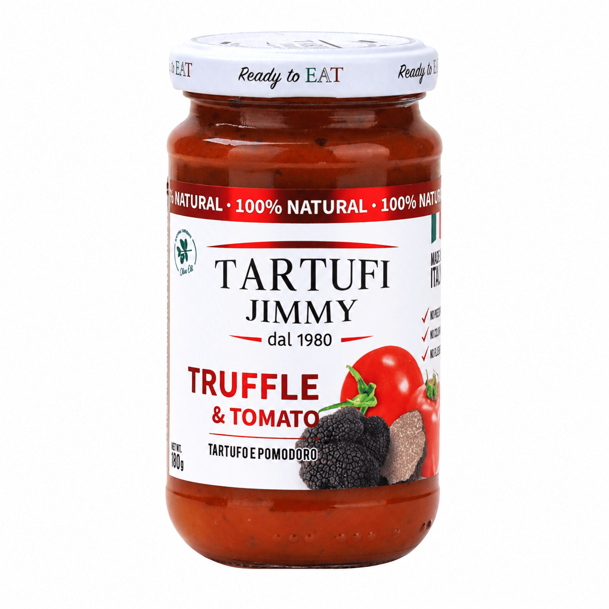 Соус "Tartufi Jimmy" томатный с трюфелем ст/б 180 гр Италия