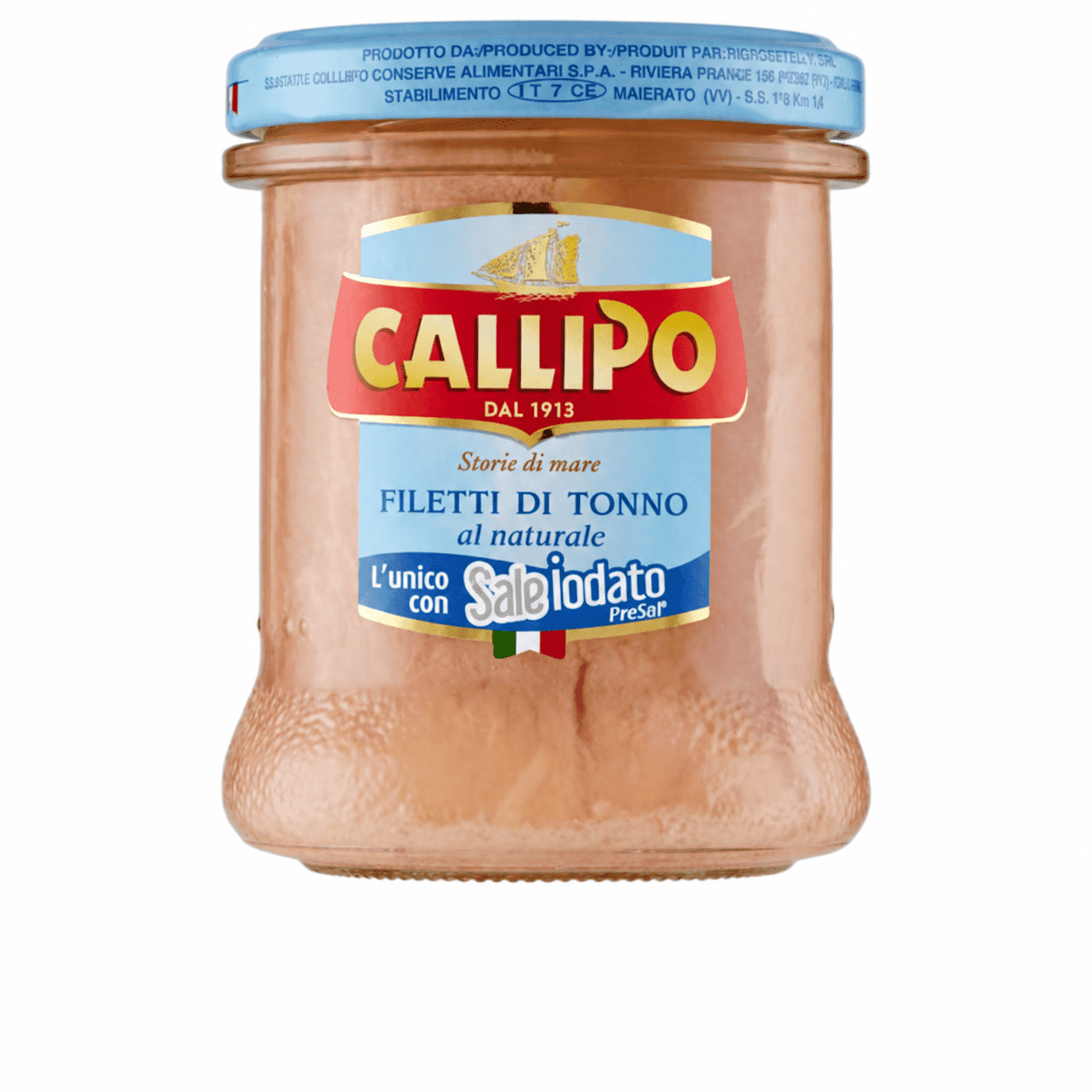 Тунец "Callipo" в собственном соку ст/б 170 гр