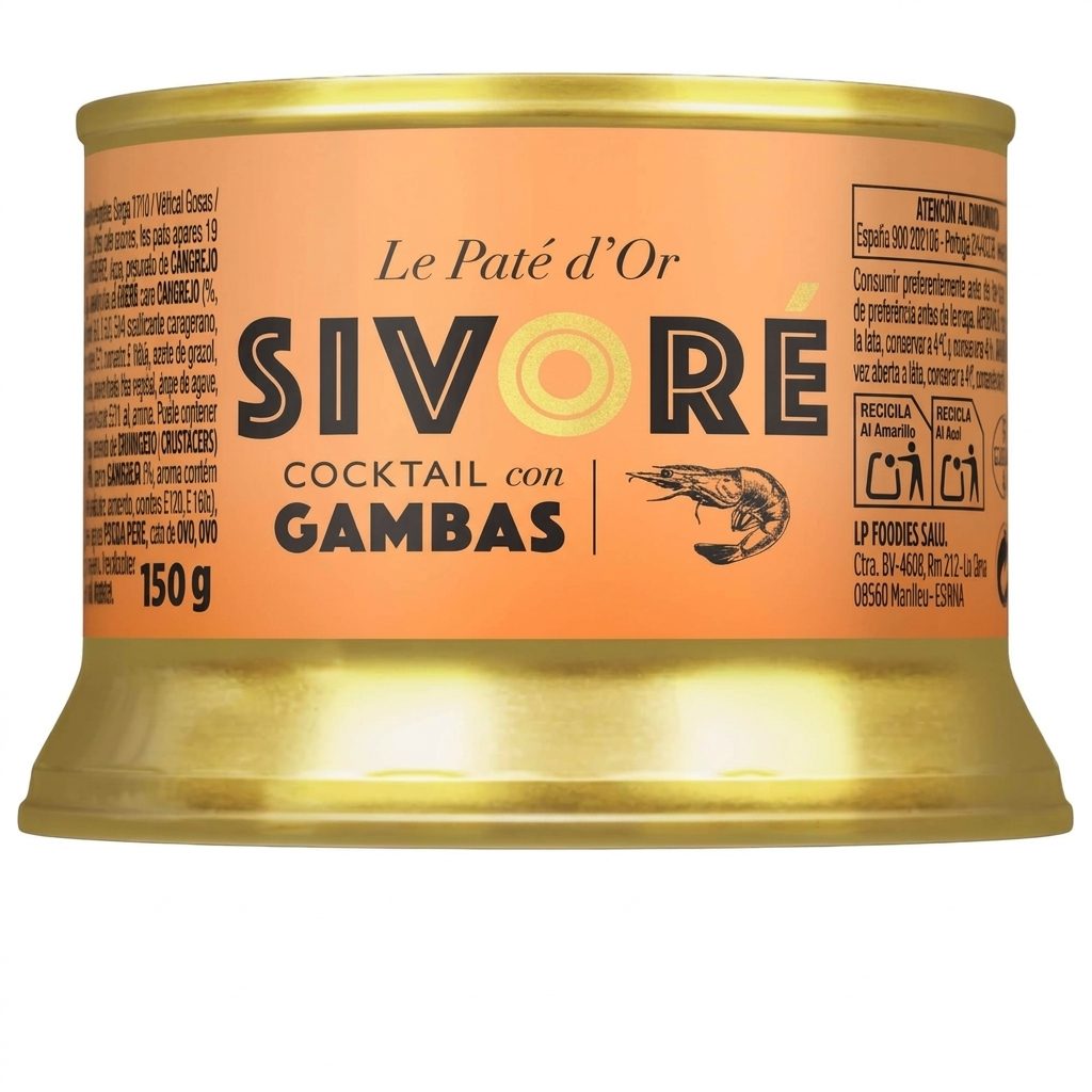 Паштет "Sivoré" с креветками ж/б 150 гр