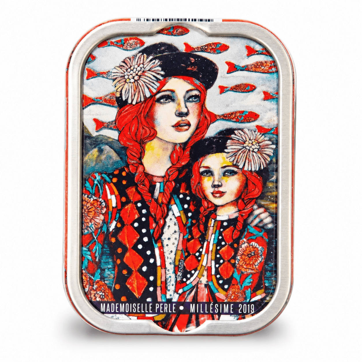 Сардины "La Perle des Dieux" в оливковом масле 2019 Mademoiselle Perle ж/б 115 гр
