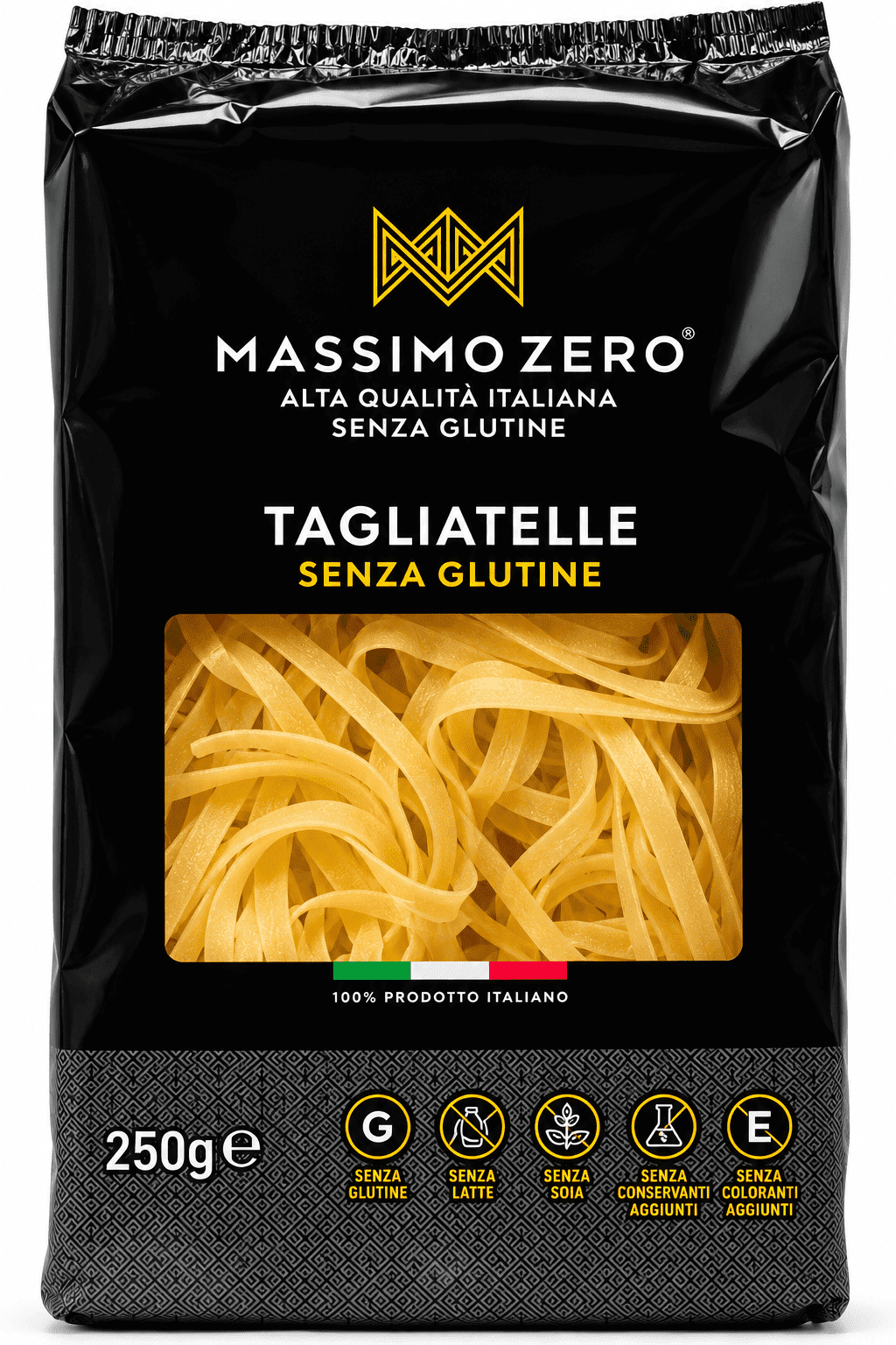 Паста Тальятелле из кукурузы и риса без глютена Massimo Zero 250г