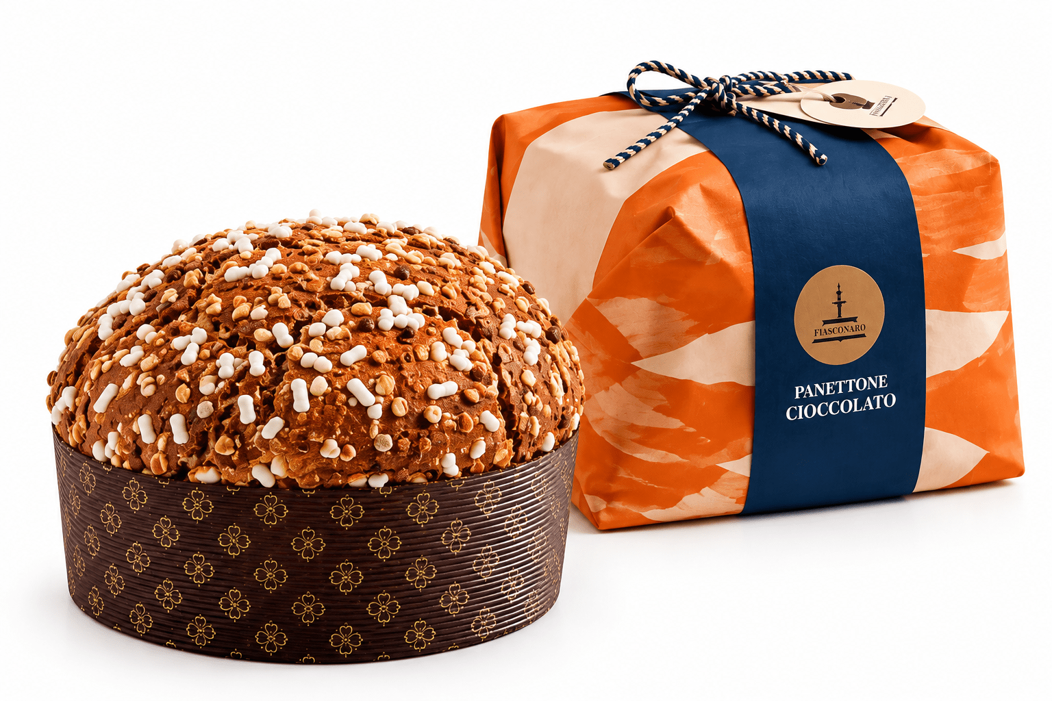Панеттоне с шоколадом Fiasconaro 1000 г, Panettone al cioccolato 1000 g