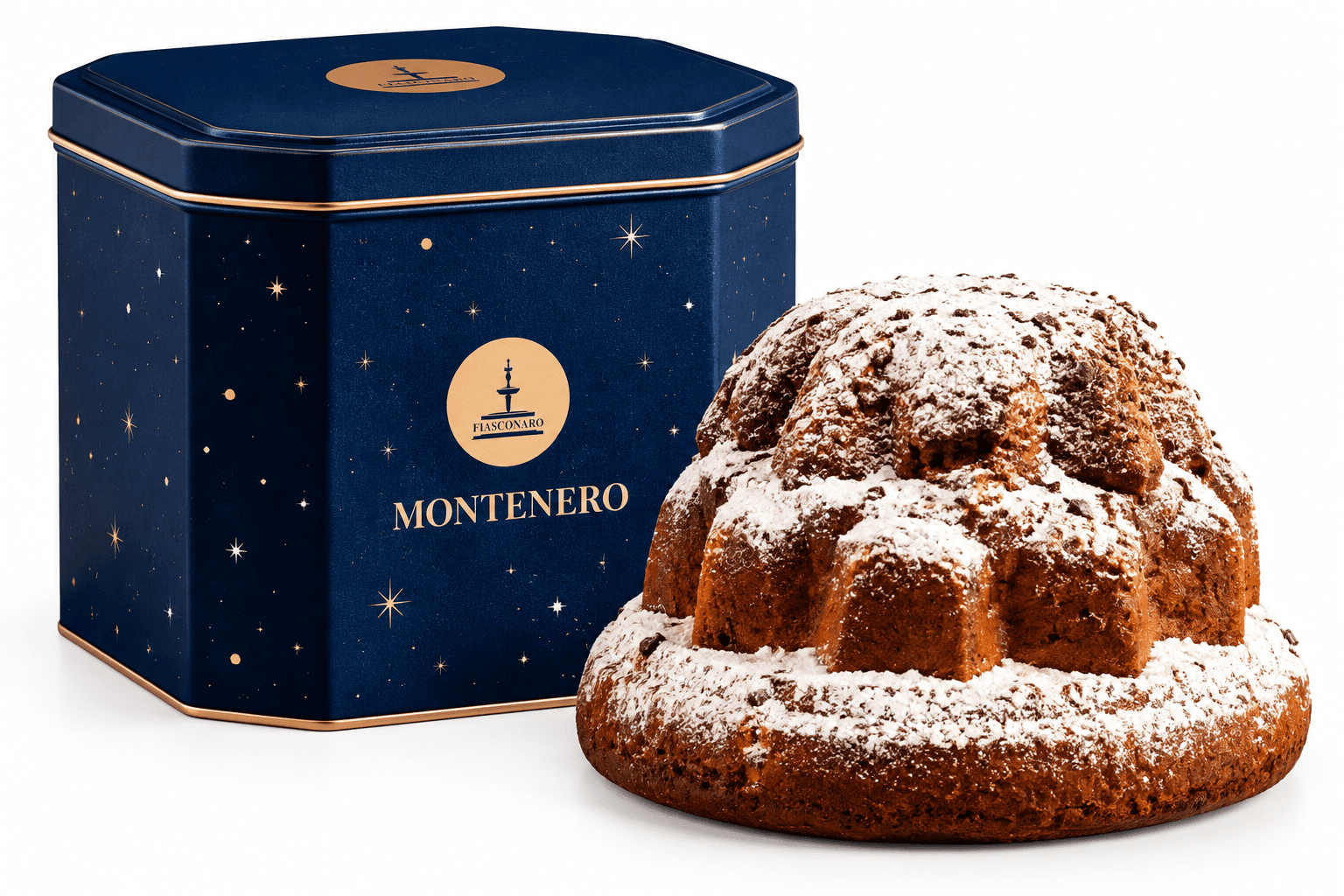 Пандоро Монтенеро в подарочной упаковке Fiasconaro 700 г, Montenero Premium 700 g