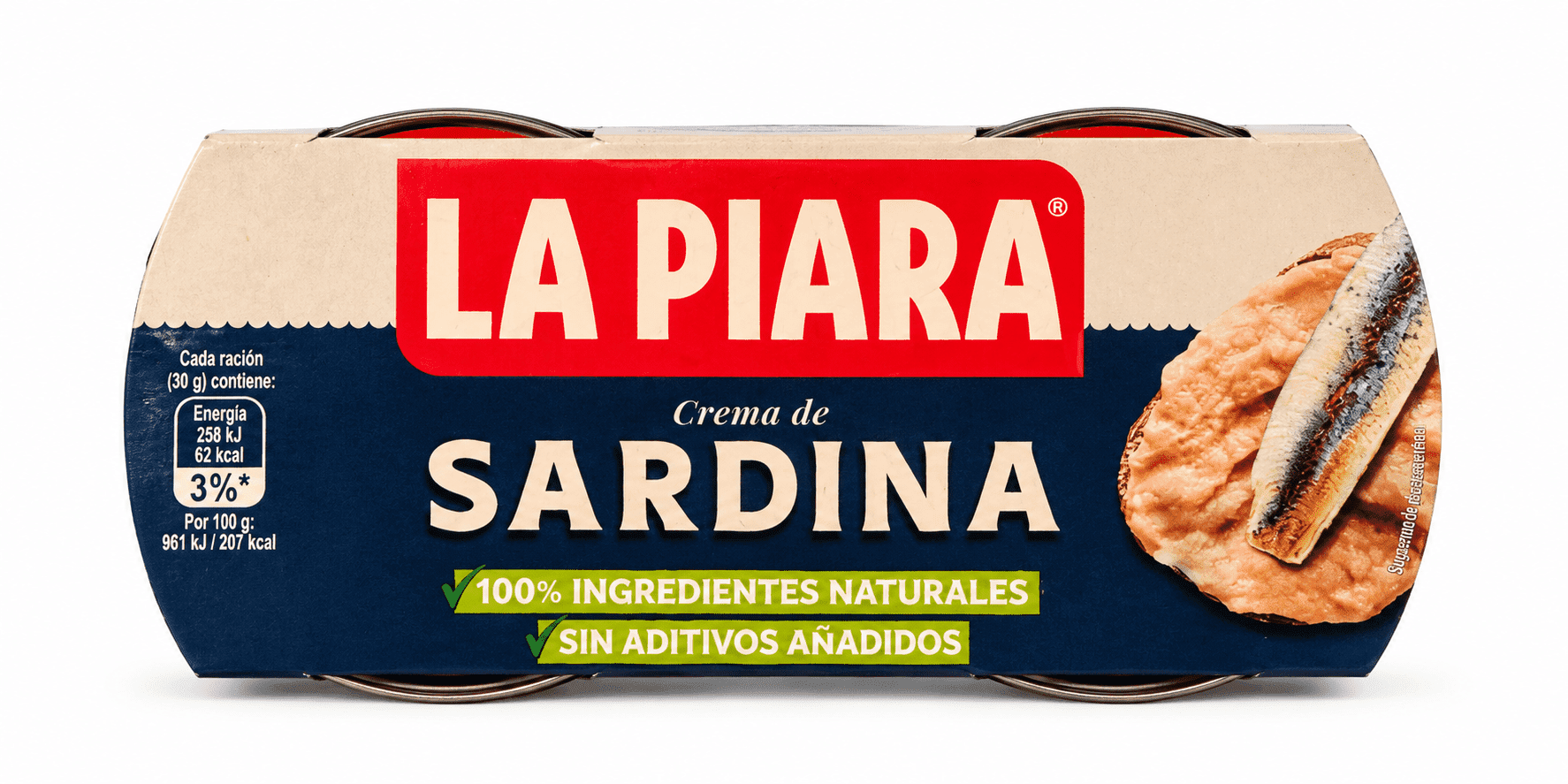 Паштет из сардины -La Piara Crema de Sardina  150 g
