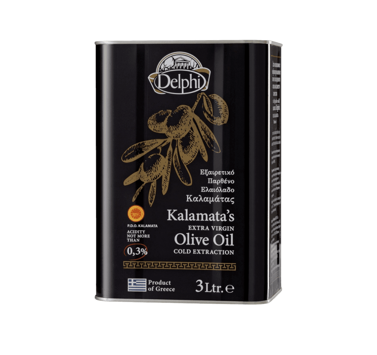 Оливковое масло Extra Virgin Kalamata DELPHI 3л