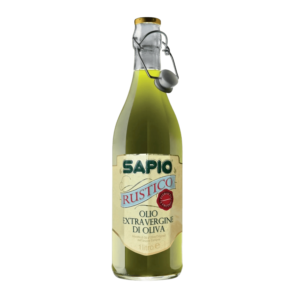 МАСЛО ОЛИВКОВОЕ ПЕРВОГО ХОЛОДНОГО ОТЖИМА ВЫСШЕГО КАЧЕСТВА НЕРАФИНИРОВАННОЕ 100% ITALIANO 1Л SAPIO