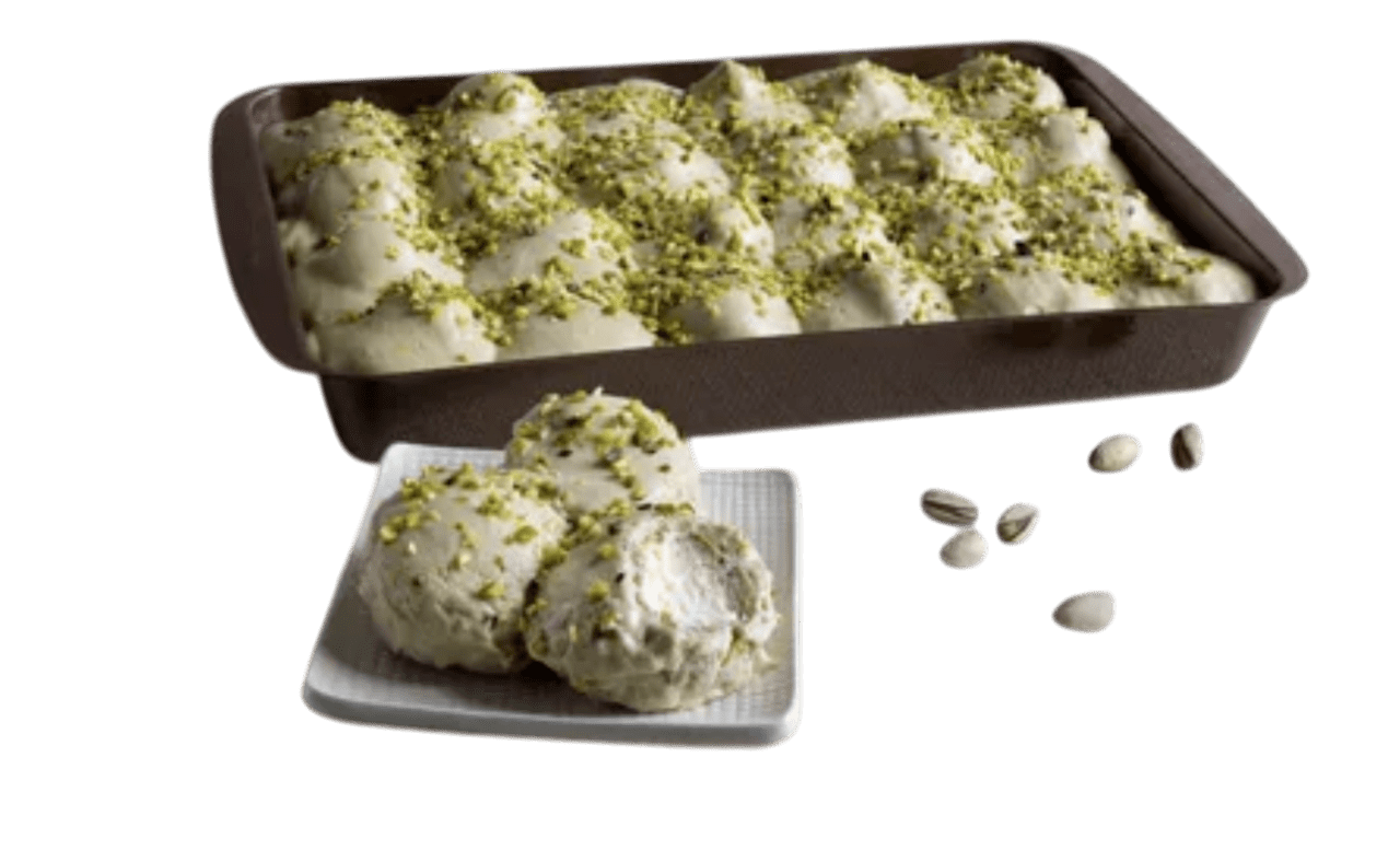 Профитроль фисташковый Бинди (1,3кг/ 24 шарика), Италия