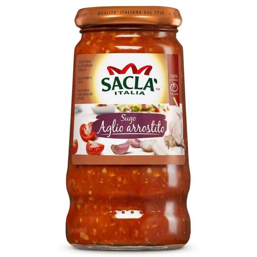 Соус "Sacla" томатный с чесноком ст/б 420 гр Италия