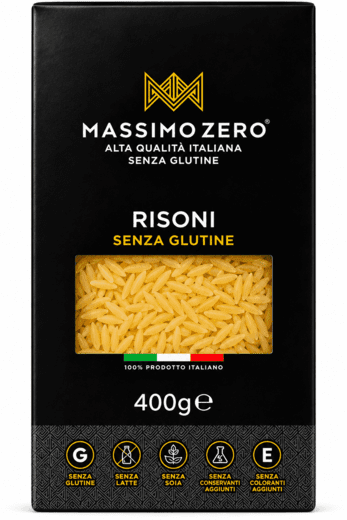Паста Ризони из кукурузы и риса без глютена Massimo Zero 400г
