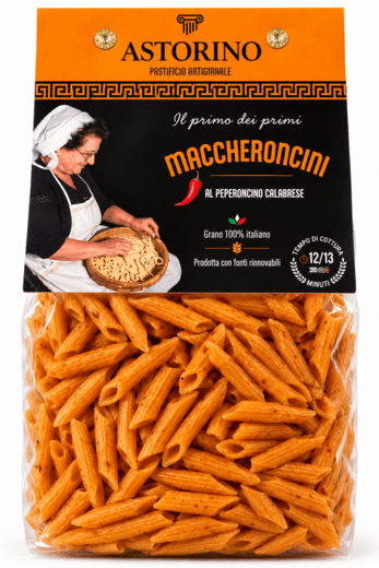 Паста Маккерончини пикканти 500 г, Maccheroncini piccanti Astorino 500 gr