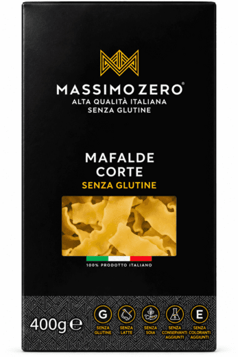 Паста Мафальде корте из кукурузы и риса без глютена Massimo Zero 400 г