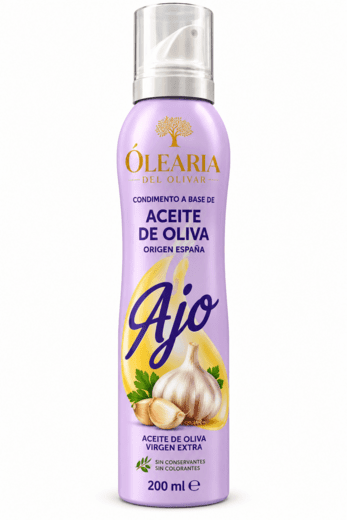 Масло оливковое Olisone  с чесноком. Extra Virgin (спрей),