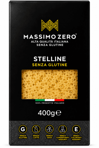 Паста Стеллине ( звездочки) из кукурузы и риса Massimo Zero 400г без глютена