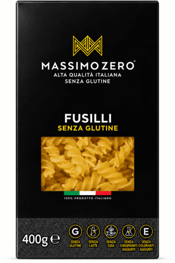Паста Фузилли из кукурузы и риса без глютена Massimo Zero 400г