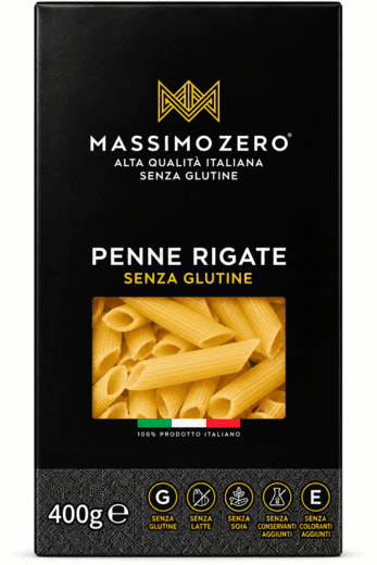Паста Пенне из кукурузы и риса без глютена Massimo Zero 400г
