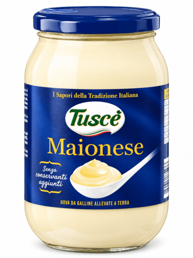 Майонез итальянский без глютена Tusce 75% 500 мл, Италия