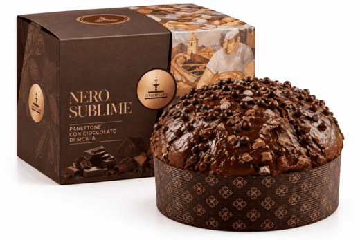 Панеттоне Черное великолепие 1000 г, Panettone Nero sublime Fiasconaro 1000 g